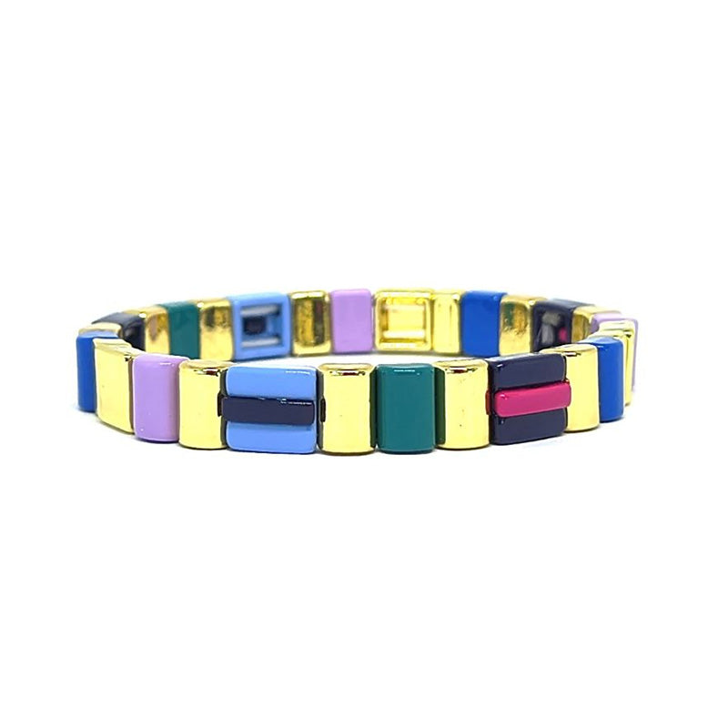 Purple Candy Crush Tile Bracelet