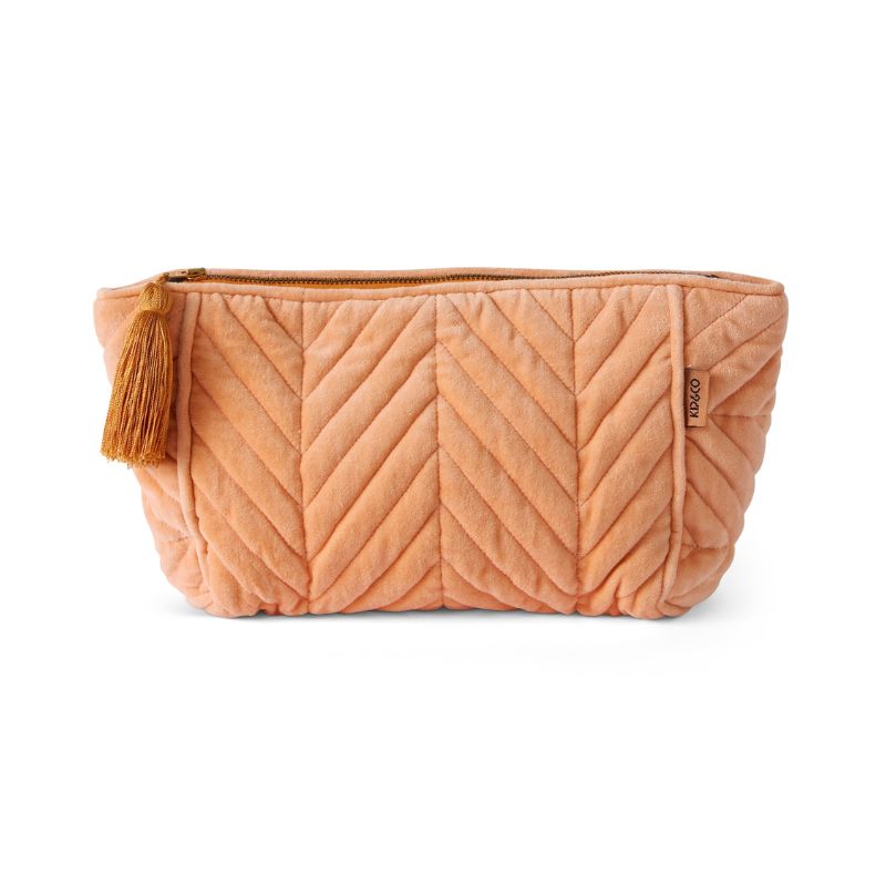 Melon Velvet Toiletry Bag
