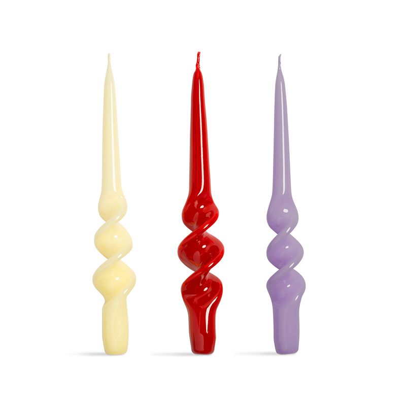 Candle Set of 3 Alpha Sunset