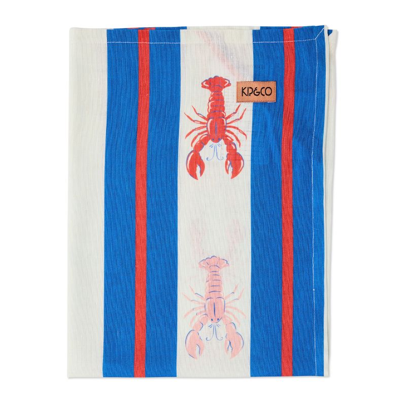 Lobster Fan Club Tea Towel