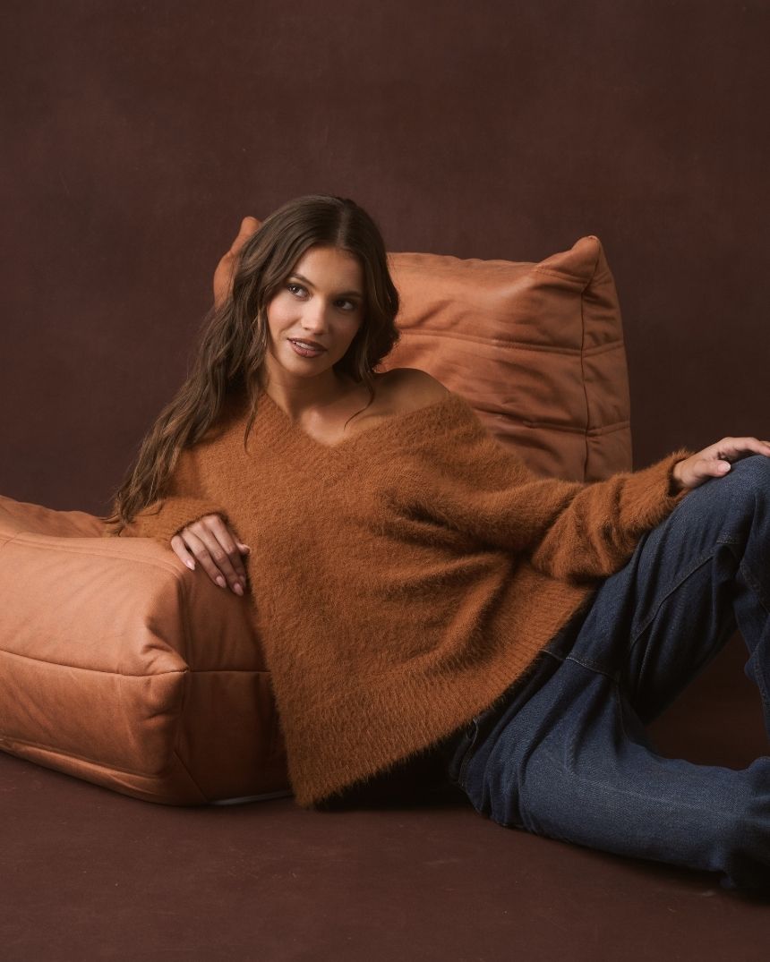 Emmie Knit Sweater Toffee