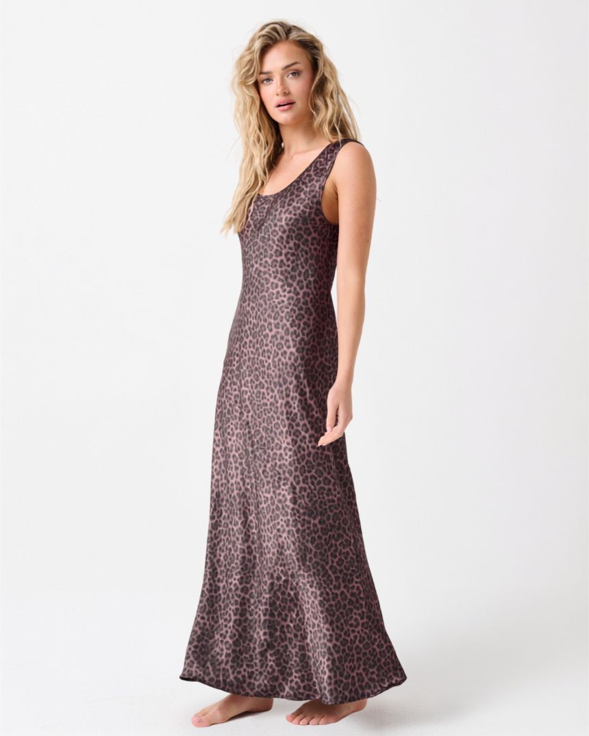 Sylvie Slip Chocolate Leopard