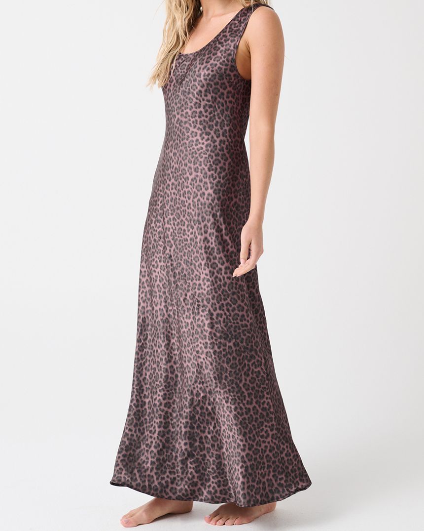 Sylvie Slip Chocolate Leopard