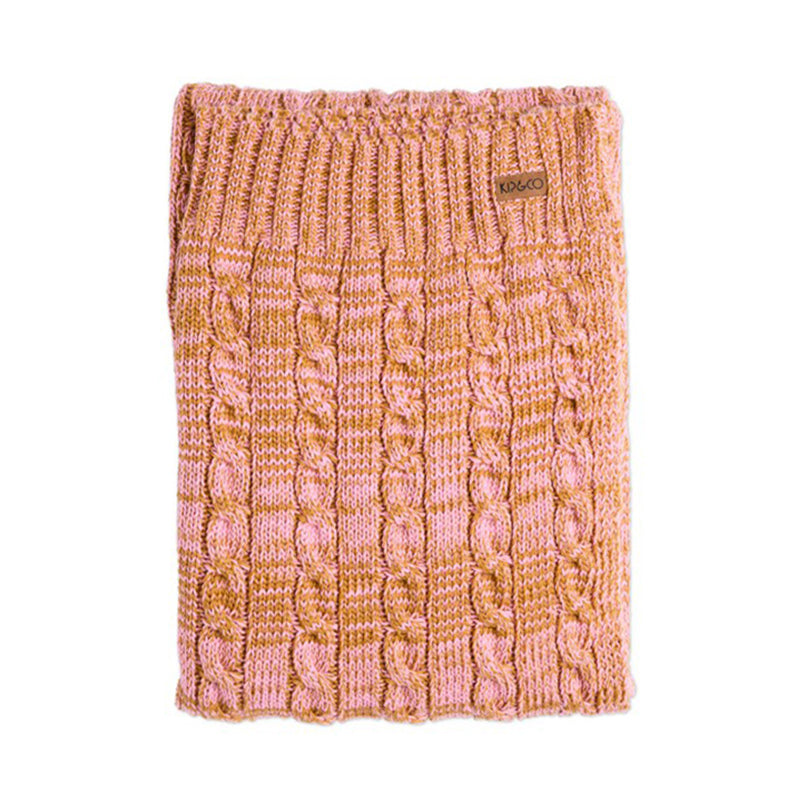 Toffee Swirl Cable Knit Blanket