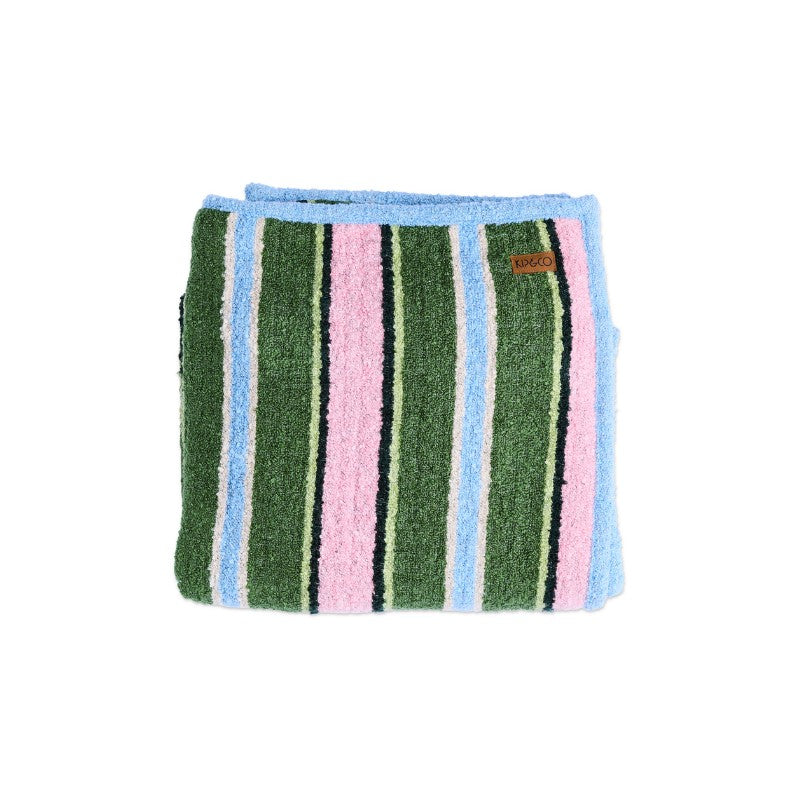 Cactus Stripe Boucle Blanket