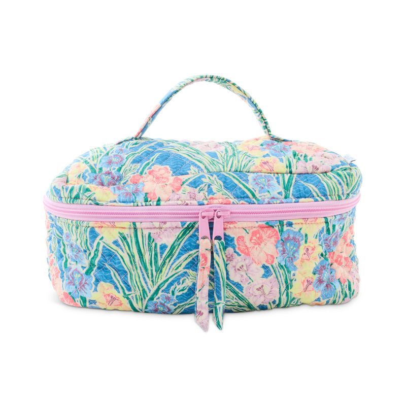Anna Spiro Gladiolus Quilted Cotton Toiletry Case