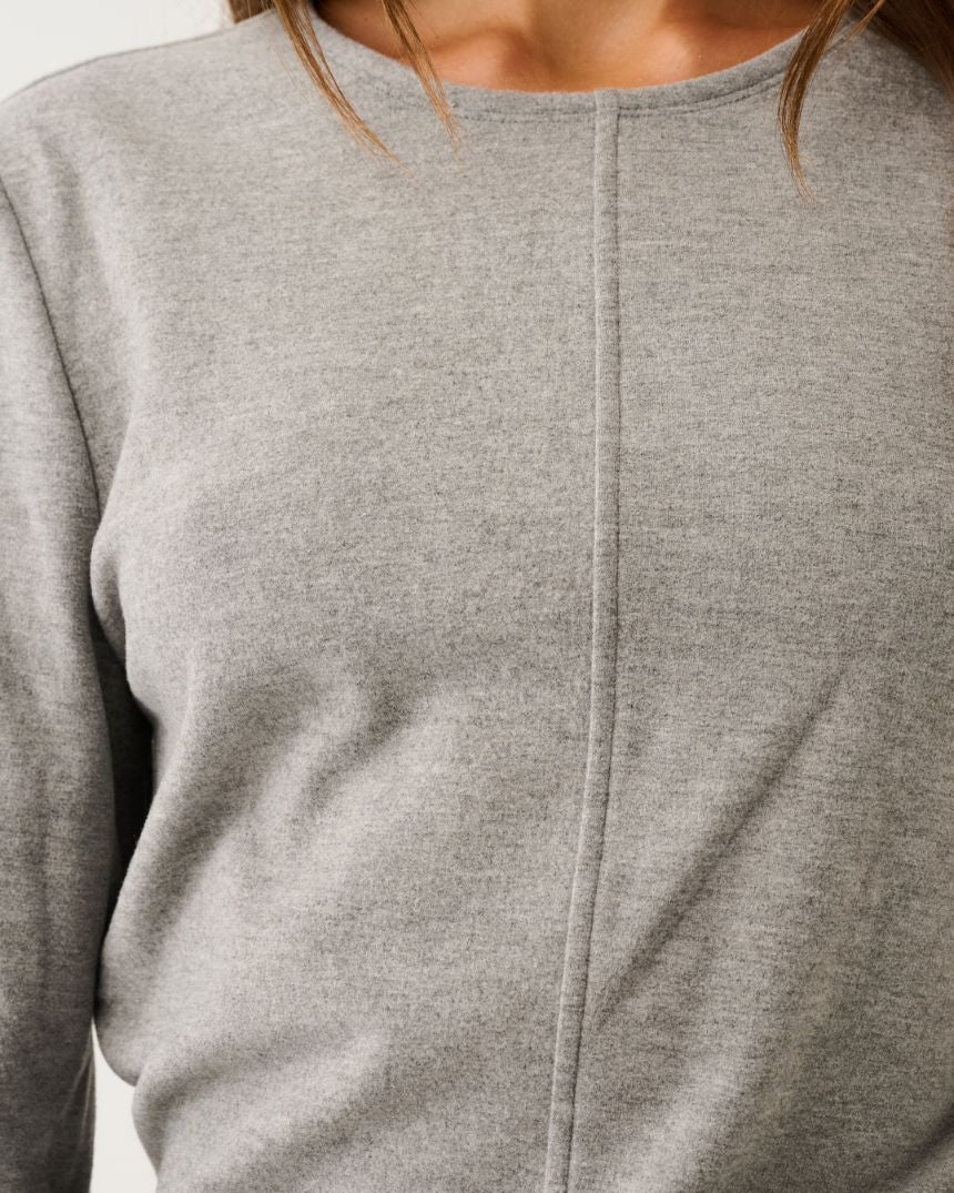 Aspyn Top Grey Marle