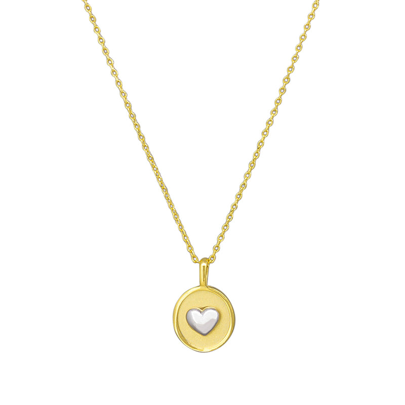 Heart Pop Necklace Gold