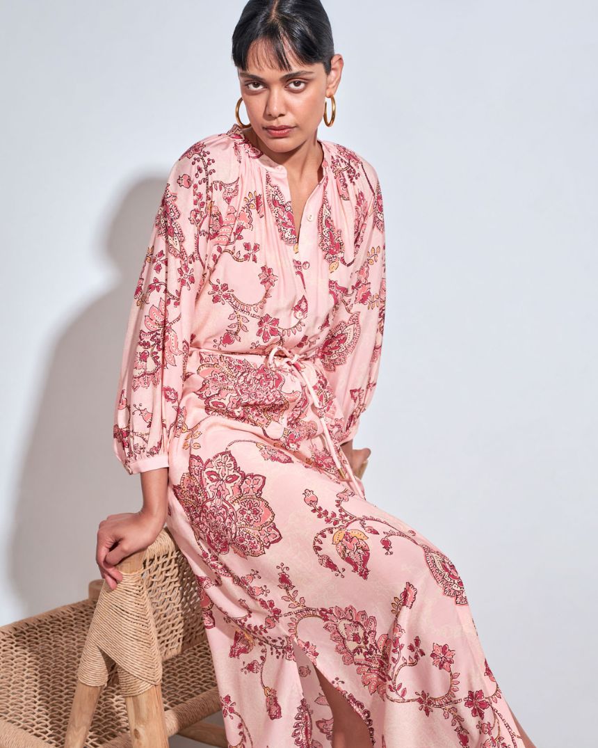 Haven Maxi Dress Peony Paisley