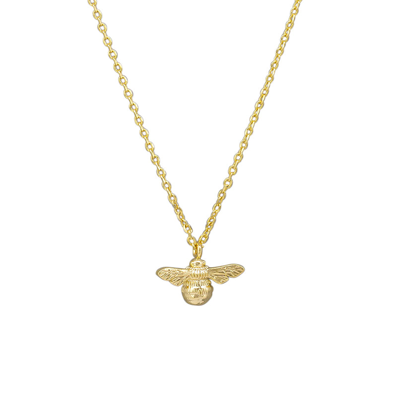 Beeatrice Bee Necklace Gold