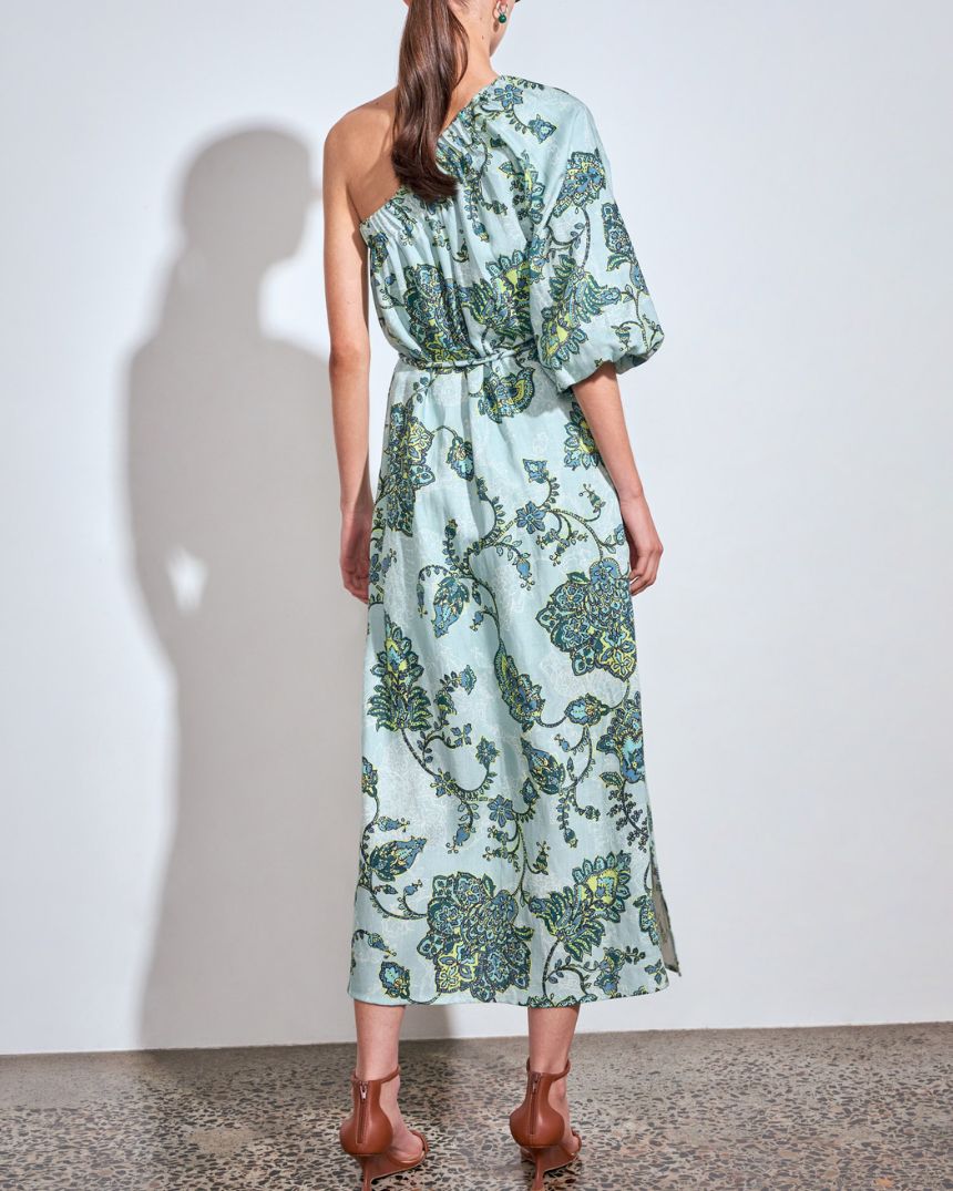 Silhouette Dress Fern Paisley
