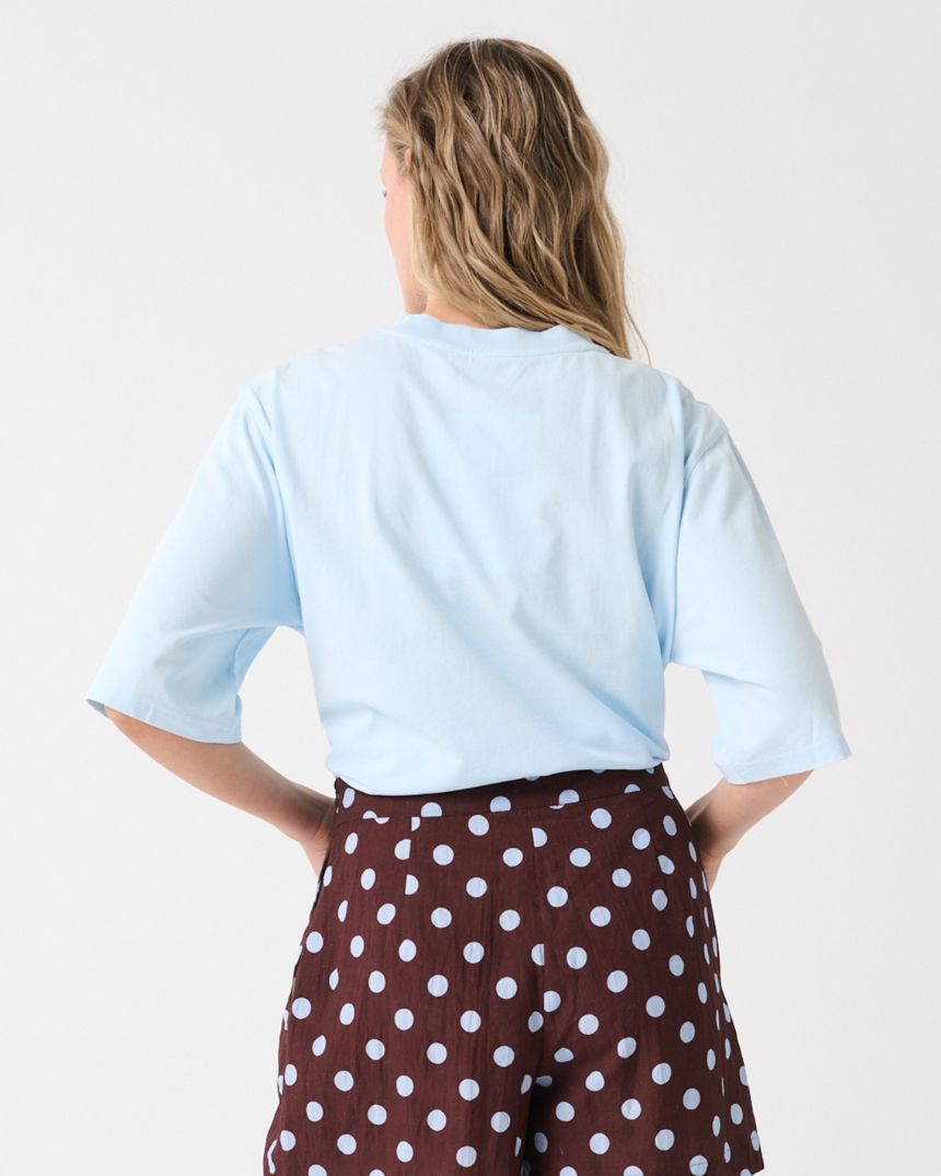 Hallie Tee Ice Blue