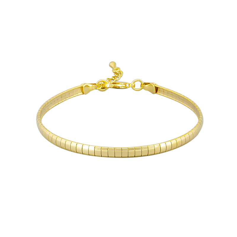 Snake Link Bracelet Gold