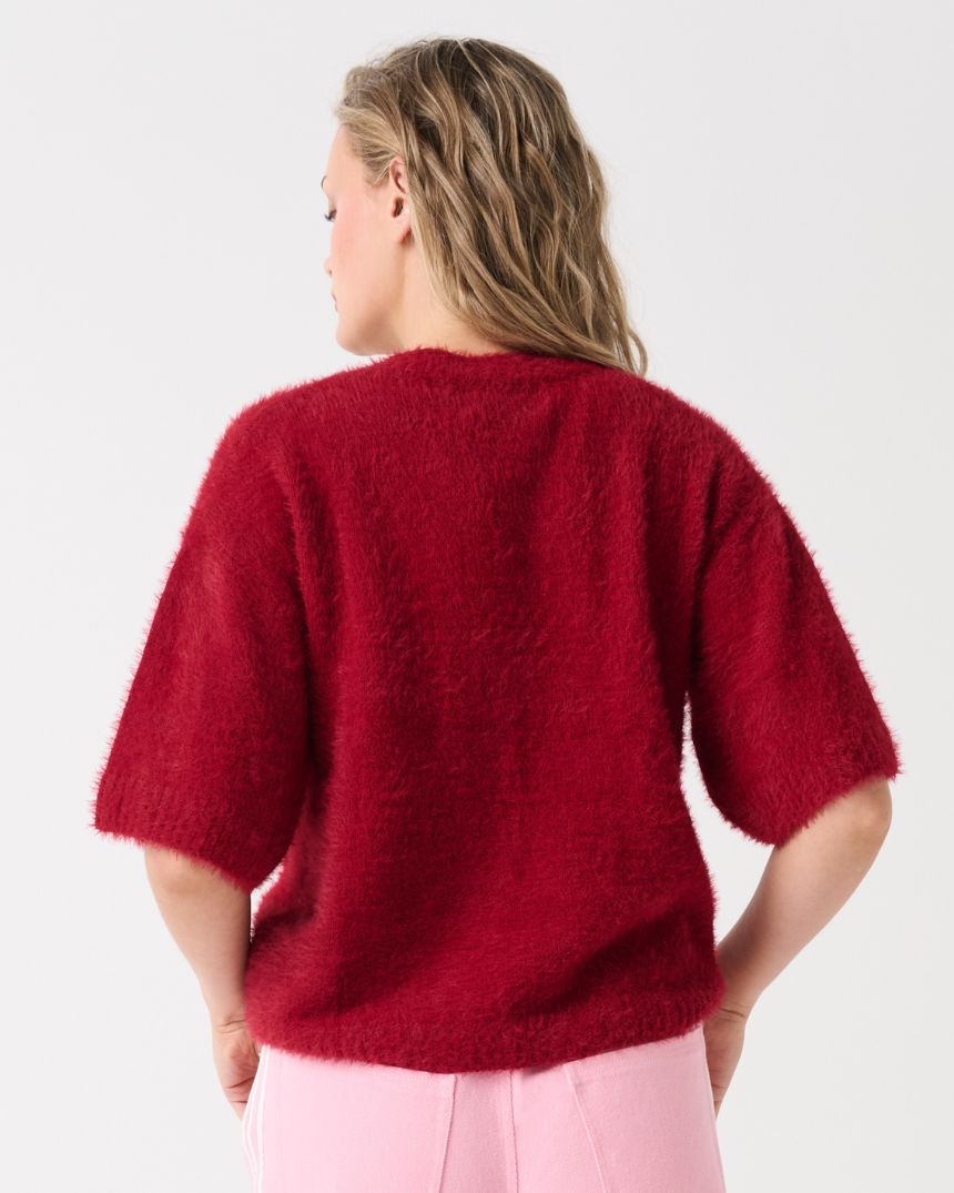 Mia Knit Raspberry