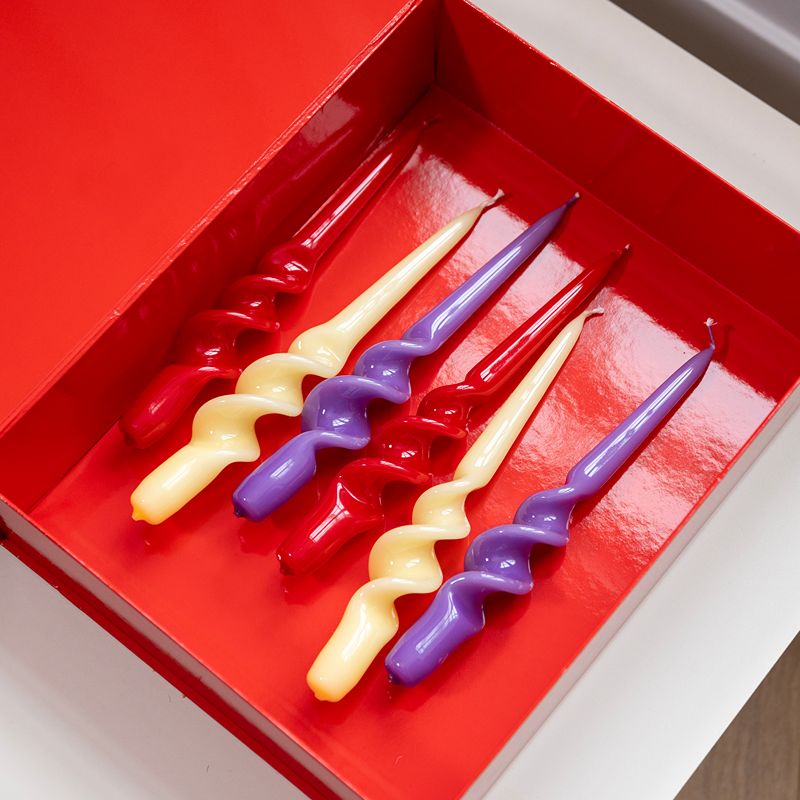 Candle Set of 3 Alpha Sunset