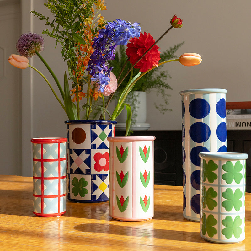 Vase Patch Quilt Multicolour