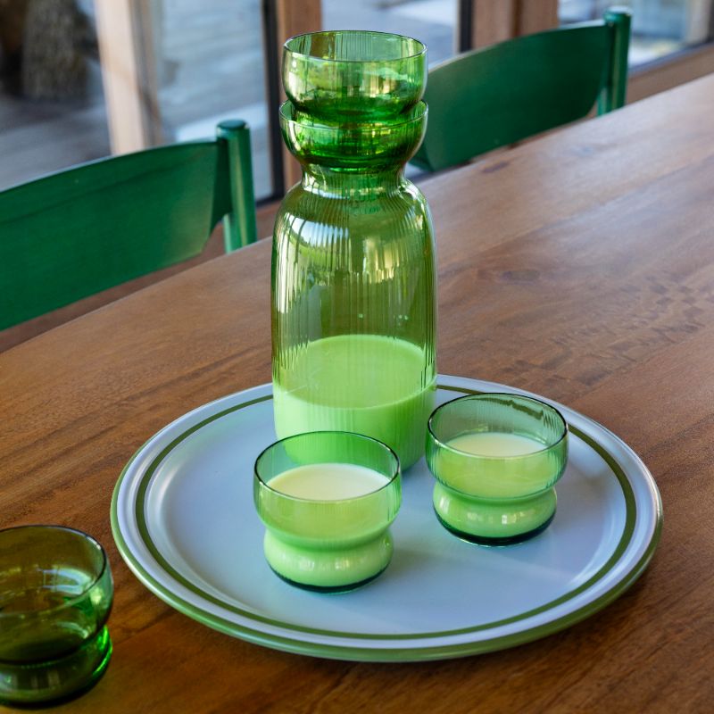 Circus Glasses Green Set of 4