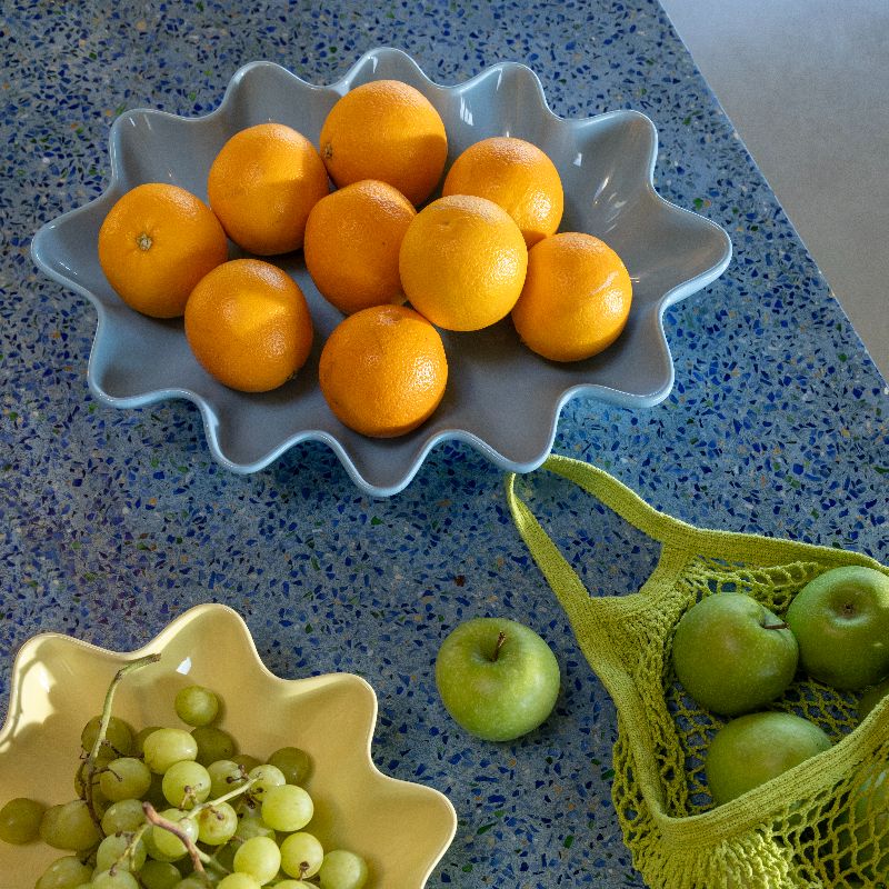 Bowl Sun Oval Ice Blue