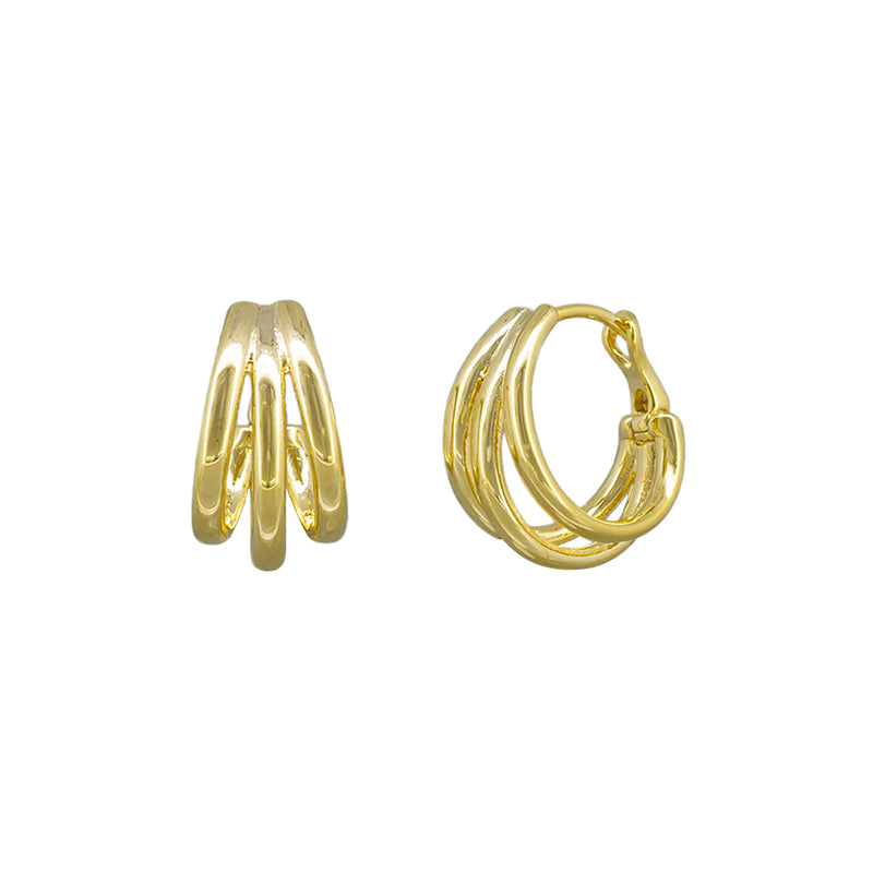 Nola Gold Huggie Earrings