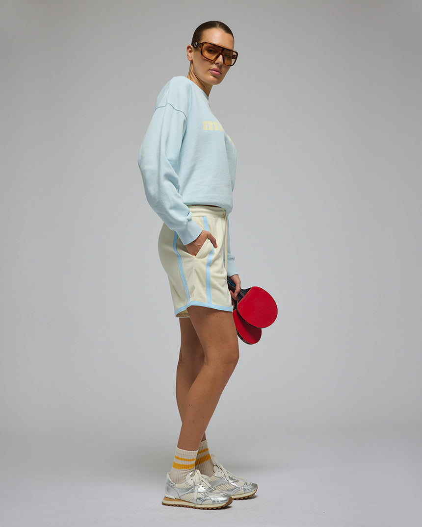 Poppy Track Short Lemon Cream