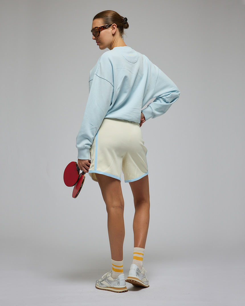 Poppy Track Short Lemon Cream