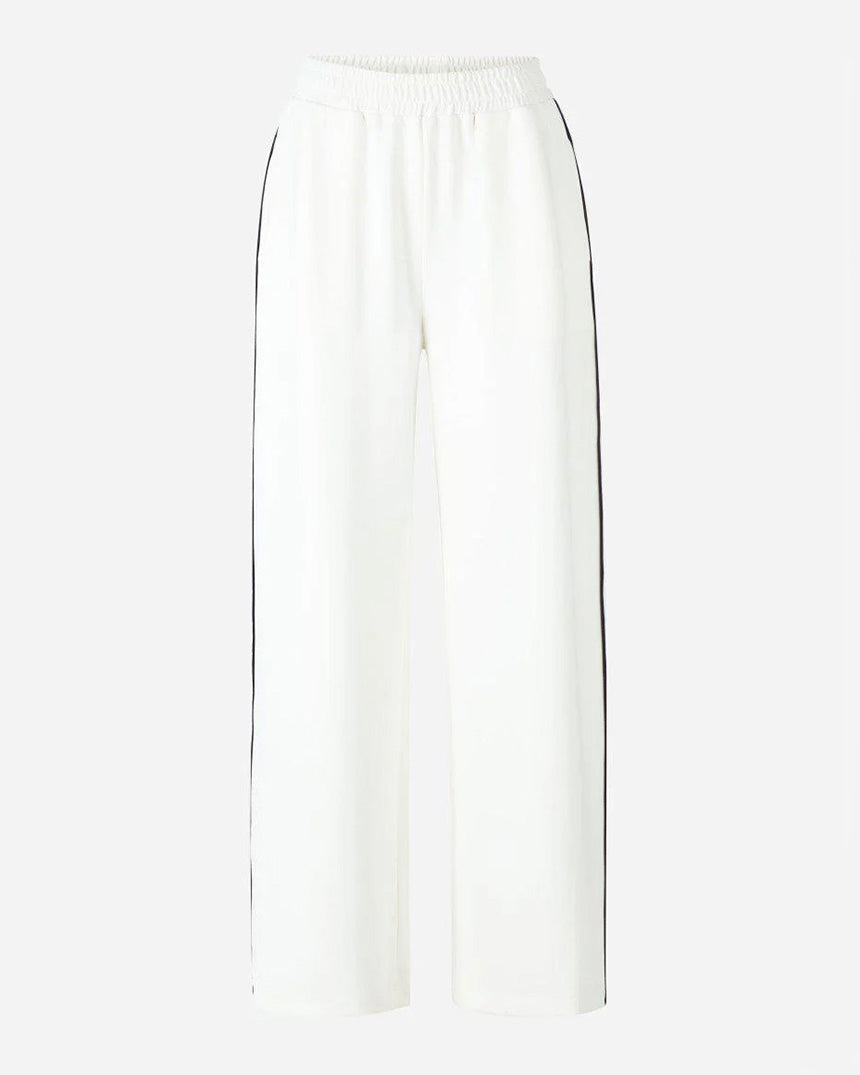 Jogger Style Trousers Pearl White