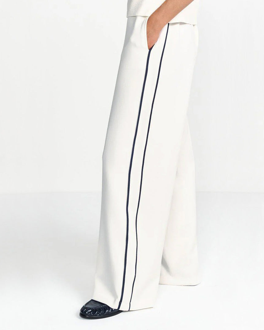 Jogger Style Trousers Pearl White