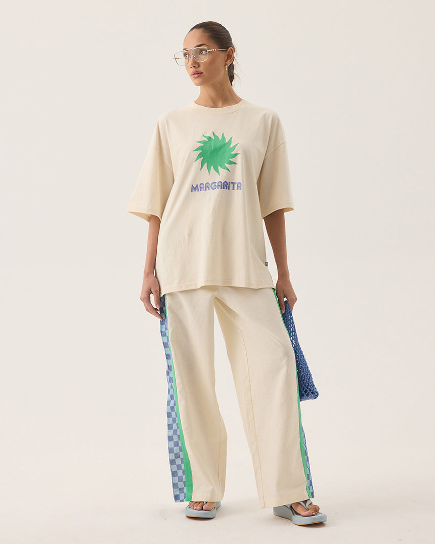 Margarita Oversized Tee Natural