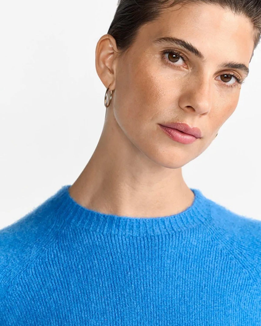 Seamless Crew Short Sleeve Blue Belle