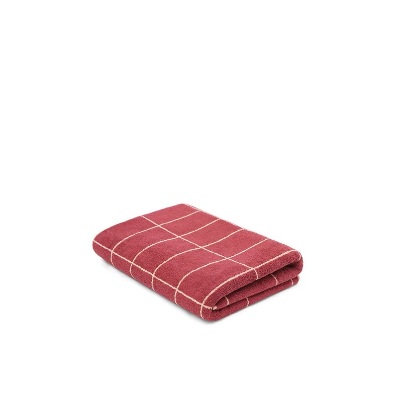 Hand Towel Ruby/Almond Blush Tile
