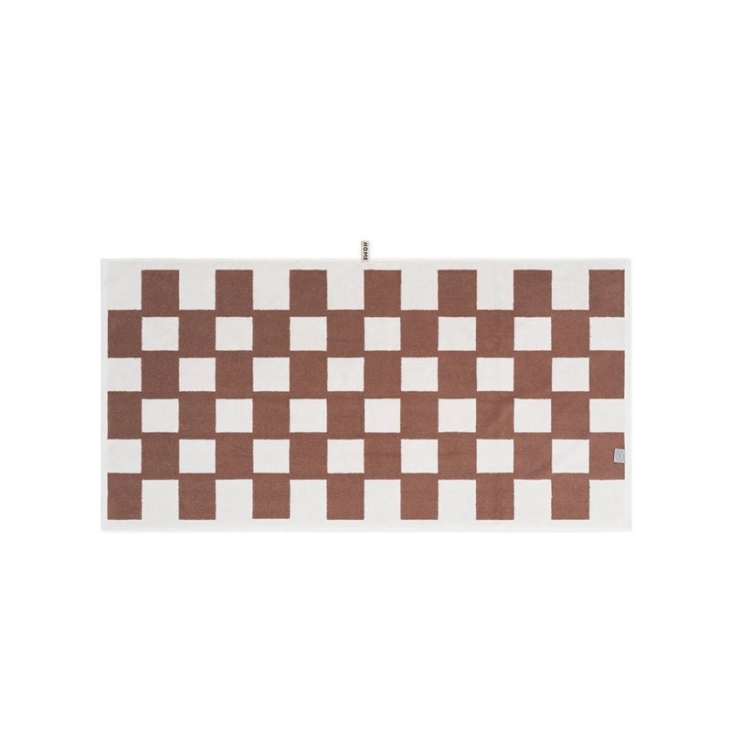 Bath Sheet Coffee/Ivory Brick