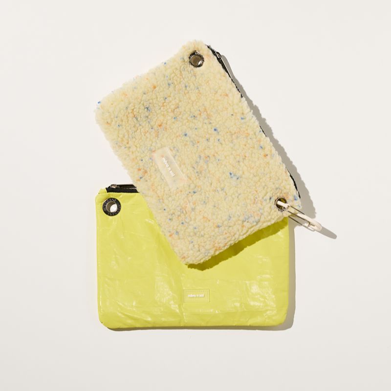 Square Pouch Set Lemon