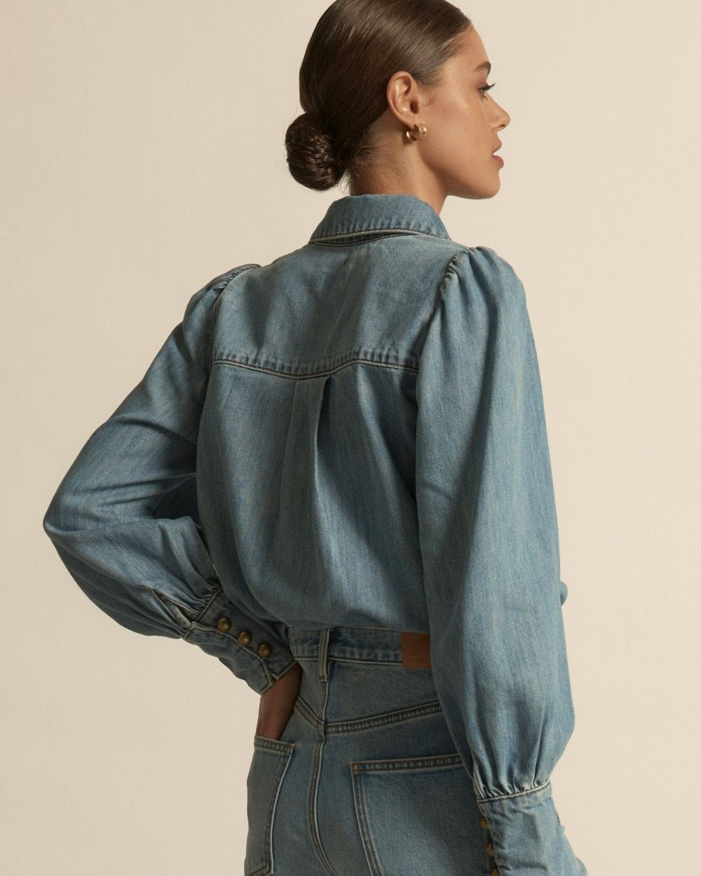 Resonate Top Light Washed Denim