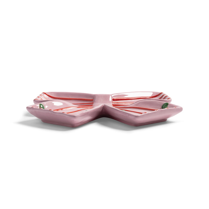 Ribbon Plate Pink