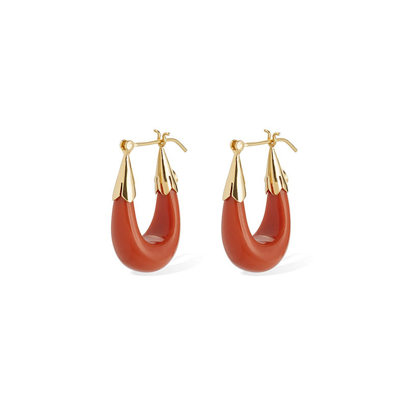 Ecume Earrings Ochre