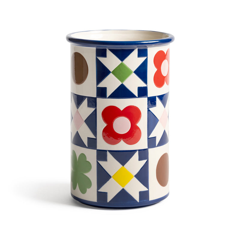 Vase Patch Quilt Multicolour