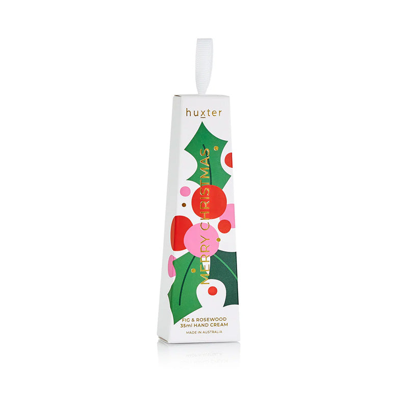 Hanging Hand Cream White Xmas Flowers