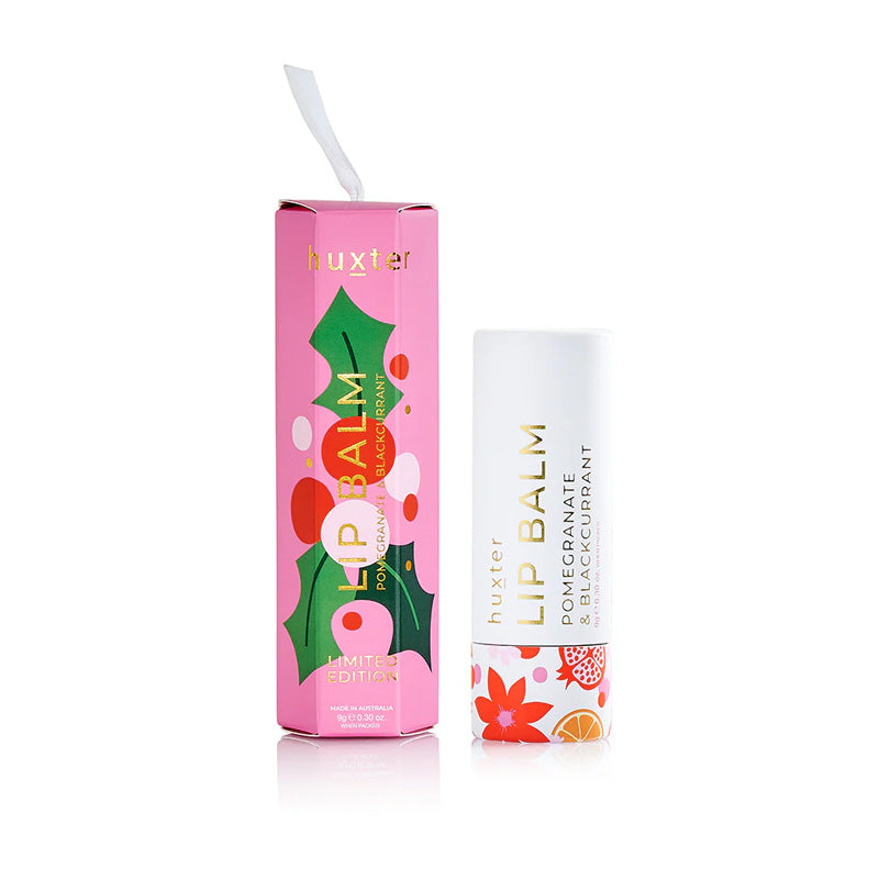 Hanging Lip Balm Pink Xmas Flowers