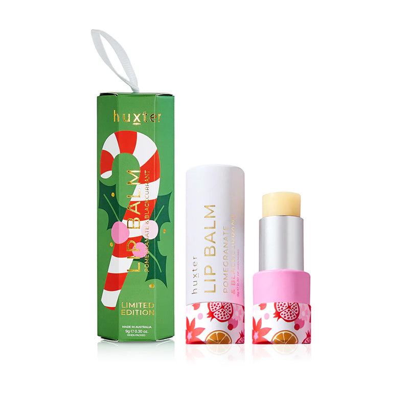 Hanging Lip Balm Green Xmas Flowers