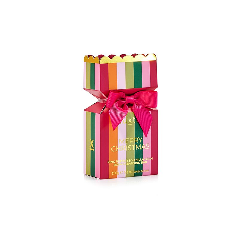 Body Cleansing Bar Bon Bon Stripes Pink Pepper & Vanilla
