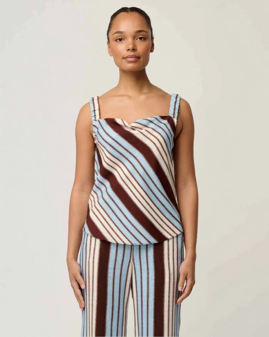 Delray Reversible Cami Stripe