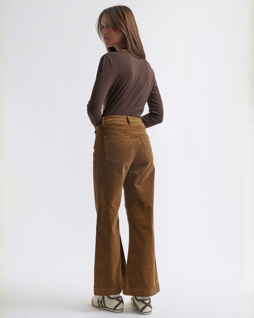 Freya Velvet Jean Toffee