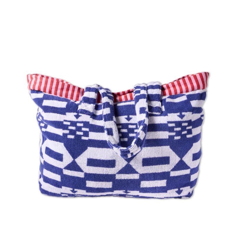 Anna Spiro Tik Tak Terry Oversized Beach Bag