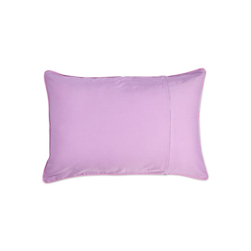 Glow in Lilac Bamboo Cotton Pillowcase Set of 2