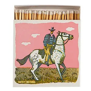 Pink Cowboy Matchbox