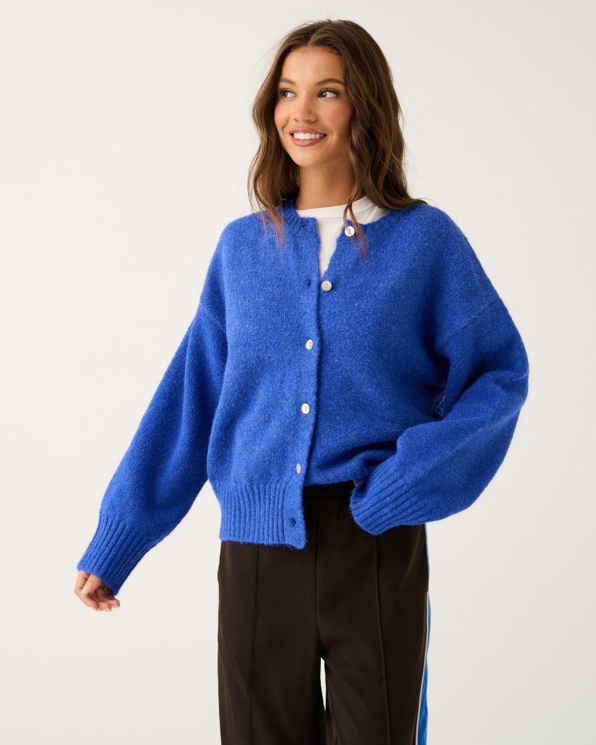 Aurora Cardigan Cobalt