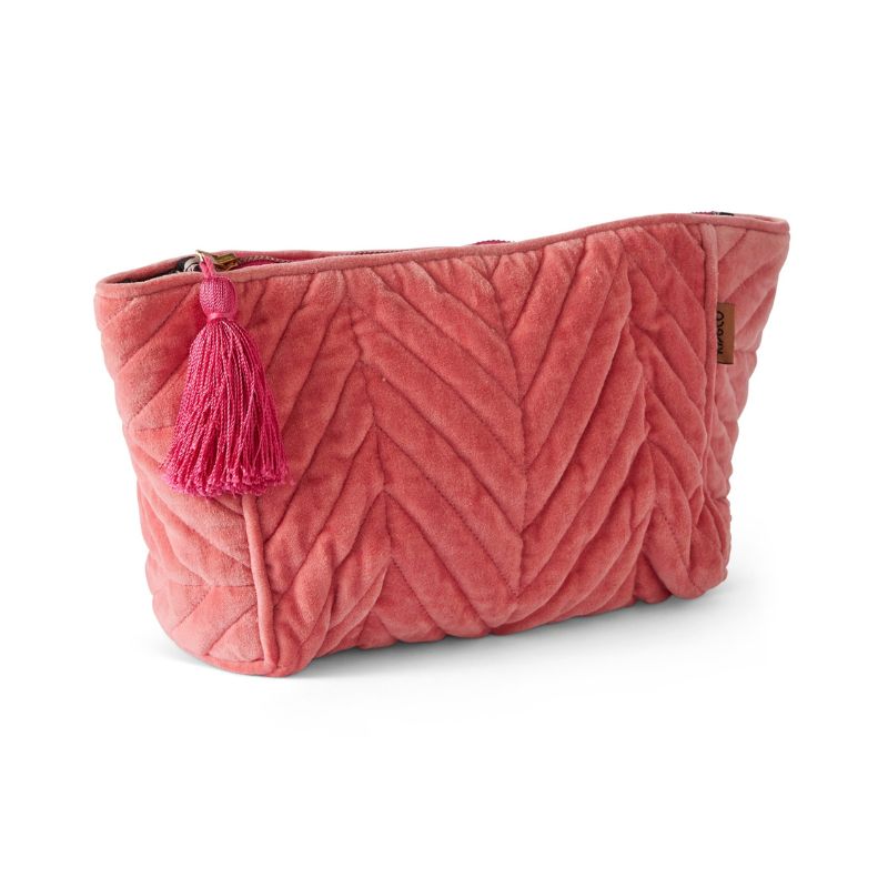 Strawberry Velvet Toiletry Bag