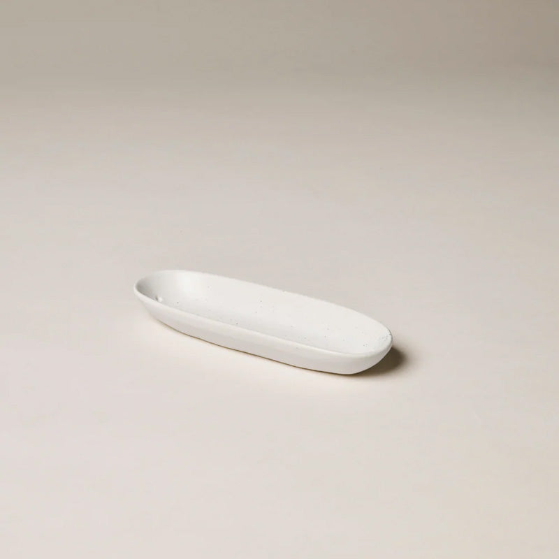 Collector Ceramic Incense Holder White