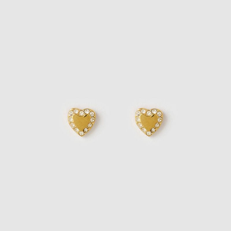 Rosie Heart Stud Earrings