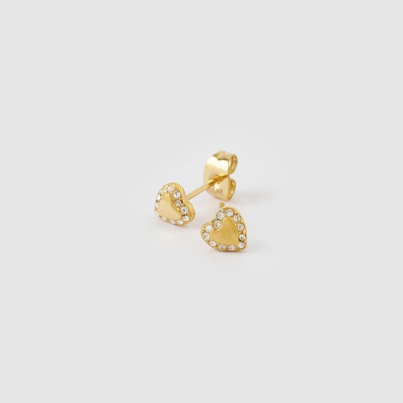 Rosie Heart Stud Earrings